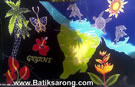 Guyane Map Sarongs Bali Indonesia Map Pareo Batik Cover Up