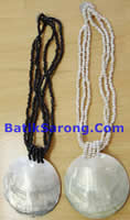 beads & mother of pearl shell necklaces