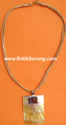 Mother Pearl Shell Necklace and Silver from Bali