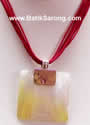 Pearl Shell and Bali Silver Necklace
