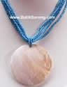 Beads Necklace with Pearl Shell from Bali
