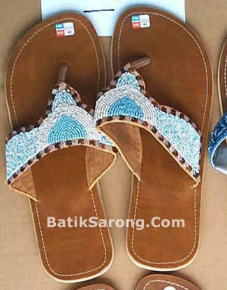BEADED FLIP FLOP MADE IN INDONESIA