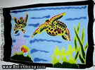 Beach Sarongs Bali Indonesia Turtle