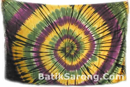 Tie Dye Sarongs Factory Java Bali Indonesia