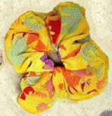 Batik Fabric Hair Tie Made in Indonesia