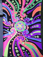 alien and cosmic sarongs from Indonesia