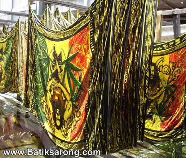 Bob Marley Clothing Factory Sarongs Manufacturer Company in Bali Indonesia