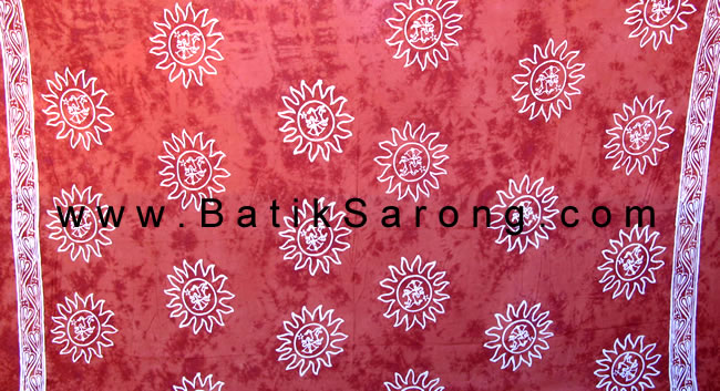 Stamp Batik Textile Indonesia