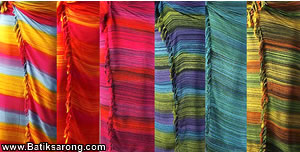 Brush Lines Sarongs from Bali