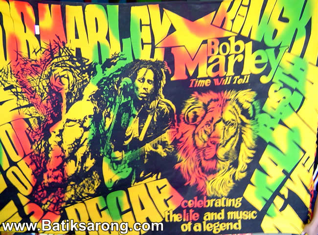 Bob Marley Sarongs Indonesia