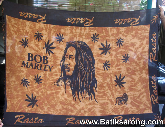 Bob Marley Sarong Factory Bali Indonesia
