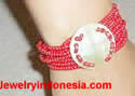 Beads Bracelets with Pearl Shell from Bali Indonesia