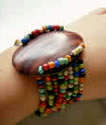 Beads Bracelet Jewelry with Wood Made in Indonesia