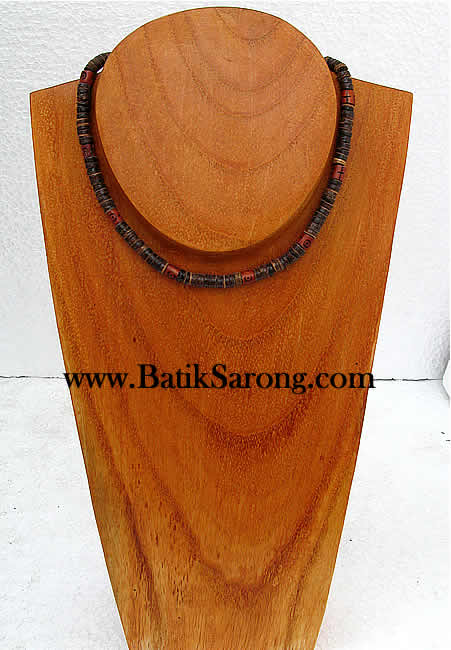 WOOD BEADS NECKLACES BALI