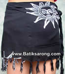 monocolor half sarongs