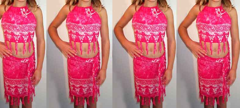 BB13 Mini Skirt Set Bali Batik Clothing