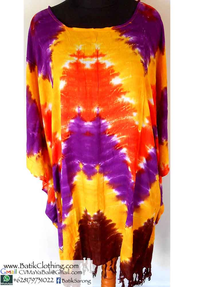 BB3 Cheap Batik Poncho Bali Indonesia Plus Size Woman Clothing