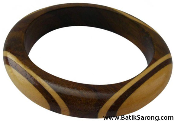 Fashion Accessories Wood Bangles from Bali