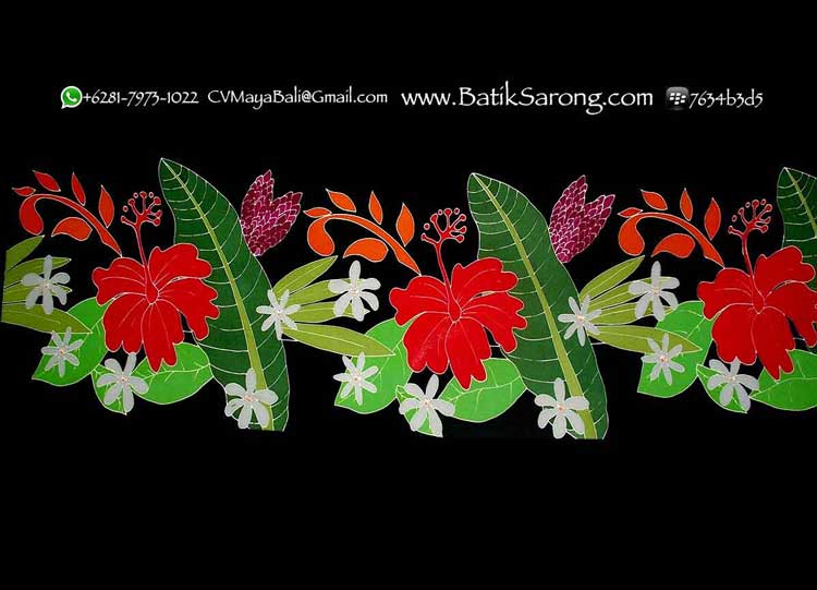 HP12-8 Bali Batik Sarongs Pareo Supplier