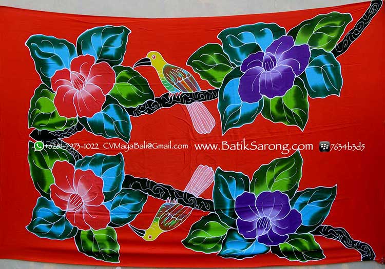 HP13-3 Bali Batik Sarongs Pareo