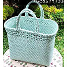 Kago Tote Bags Bali Women shopping bags tote bags made of recycled plastic strapping band Handwoven plastic tote bags Indonesia
