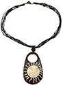 NECKLACE WITH PEARL SHELL PENDANT