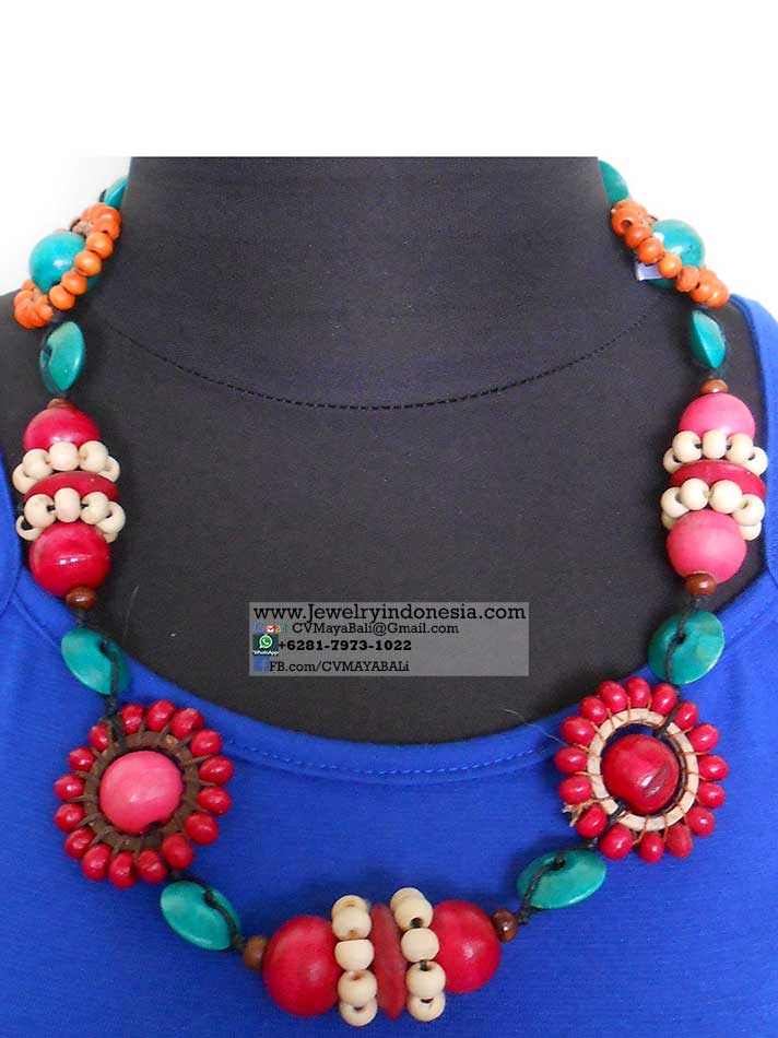 NP29-5 Beaded Necklaces Bali Indonesia Fashion Accessories