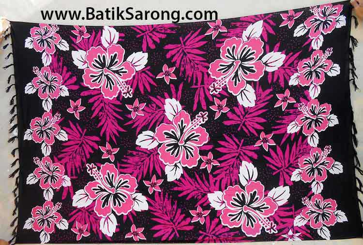 Bali Sarongs with Flowers