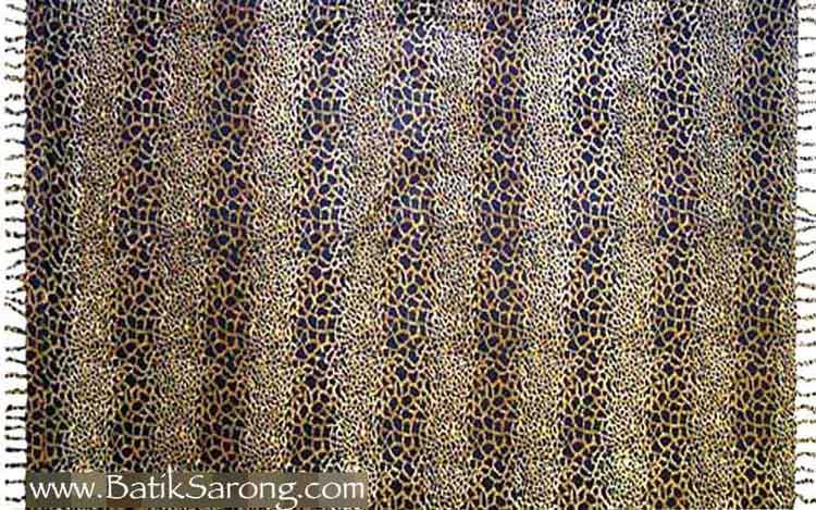 Animal Skin Motif Sarongs Pareo Bali