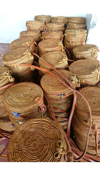 Round Rattan Bags Indonesia