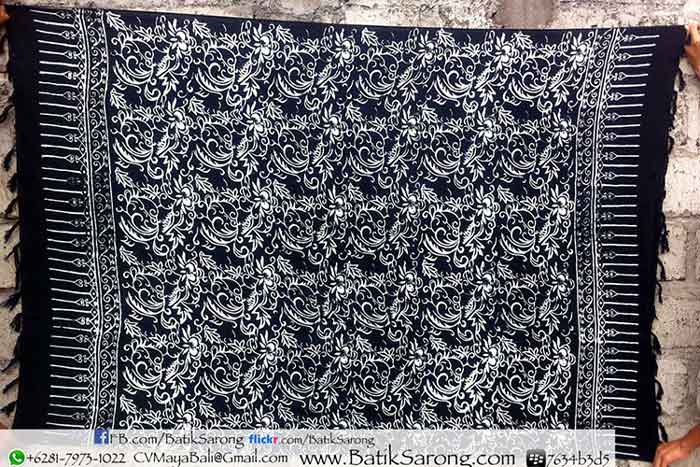 STMP1-1 Bali Sarongs Pareo Hand Stamp Batik