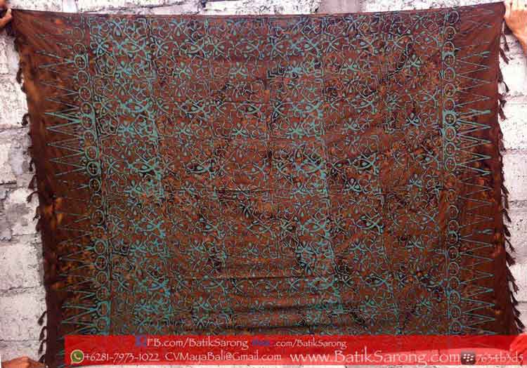 STMP1-7 Batik Factory Bali Indonesia Stamp