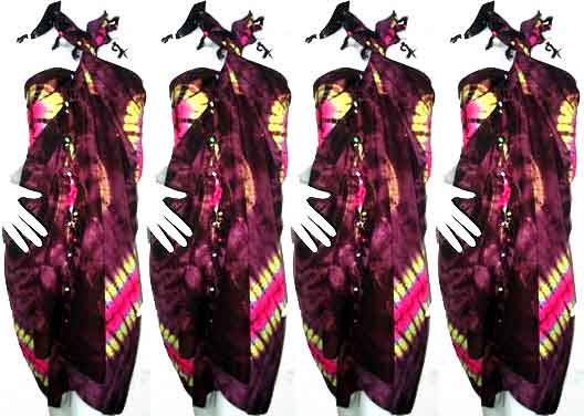 Bali Pareo Sarongs Tie Dye