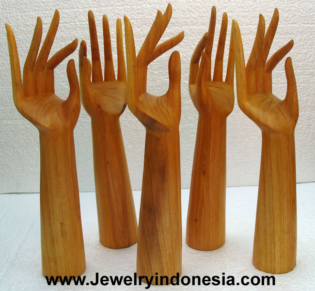 Wooden Jewelry Display from Indonesia