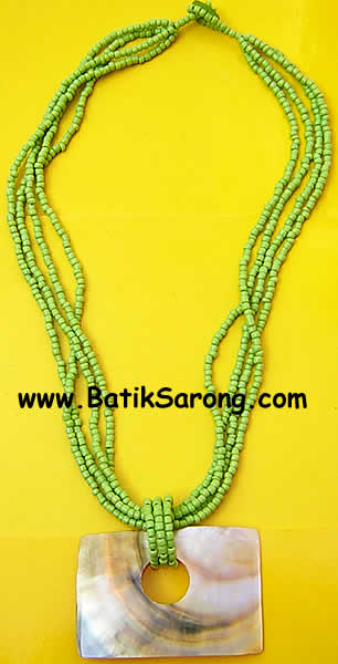 necklaces and jewelry made in Indonesia