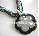 GLASS BEADS NECKLACES from BALI INDONESIA SEA SHELLS JEWELRY