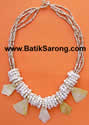 Pearl Shells Necklace with Beads