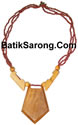 Wood Pendant Necklace