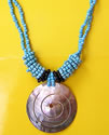 MOP Shell and Beads Necklace