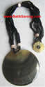 Beads Necklace with Blacklip MOP Shell Pendant