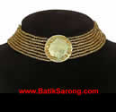 Beaded Choker with Pearl Shell from Bali Indonesia