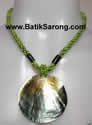Necklace with MOP Shell Pendant
