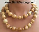 Wood Necklaces for Men Jewelry Accessories from Indonesia