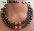 Wood Necklaces for Men Jewelry Accessories from Indonesia