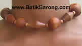 Wood Necklaces for Men Jewelry Accessories from Indonesia