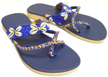 MANUFACTURER BEADED SLIPPERS