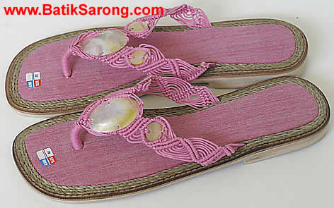 SANDALS WITH MOTHER PEARL SHELLS