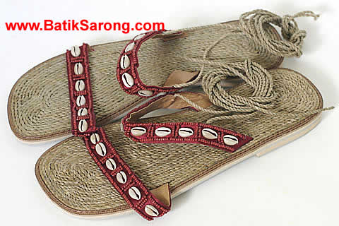 EMBROIDERED SANDALS MADE IN INDONESIA