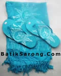 BEACH SLIPPER & PAREO SET from INDONESIA