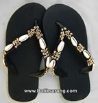 Beach Sandals with Sea Shells from Bali Indonesia